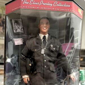 The Elvis Presley Collection Military Doll - Black Uniform